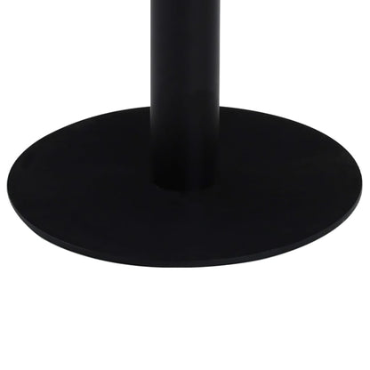 Bistrotafel 60 Cm Mdf 60 x 75 cm Lichtbruin en zwart