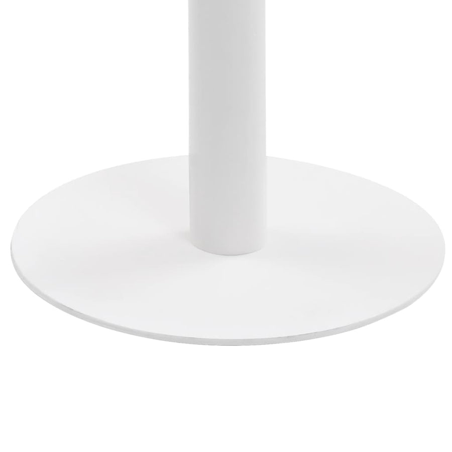 Bistrotafel 80 Cm Mdf 80 x 75 cm Lichtbruin en wit