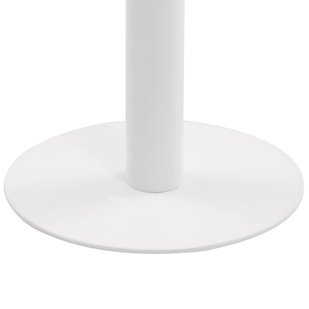 Bistrotafel 50X50 Cm Mdf 50 x 50 x 75 cm Lichtbruin en wit