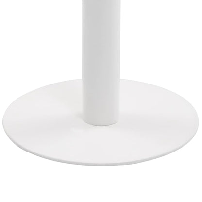 Bistrotafel 50X50 Cm Mdf 50 x 50 x 75 cm Lichtbruin en wit