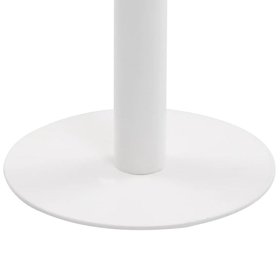 Bistrotafel 50X50 Cm Mdf 50 x 50 x 75 cm Lichtbruin en wit