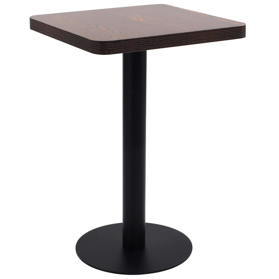 Bistrotafel 60X60 Cm Mdf Lichtbruin