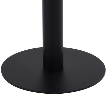 Bistrotafel 50X50 Cm Mdf 50 x 50 x 75 cm Donkerbruin en zwart