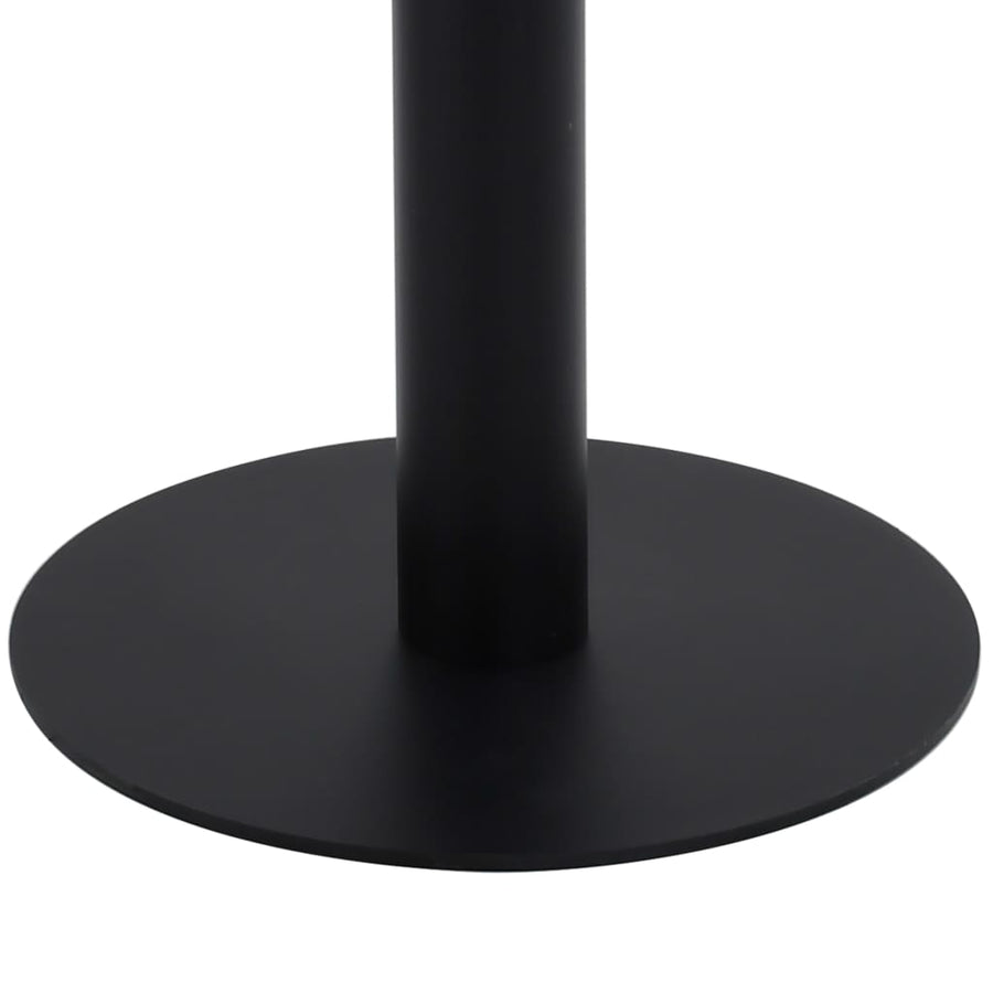 Bistrotafel 50X50 Cm Mdf 50 x 50 x 75 cm Donkerbruin en zwart