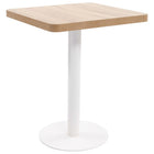 Bistrotafel 60x60x75 cm MDF lichtbruin