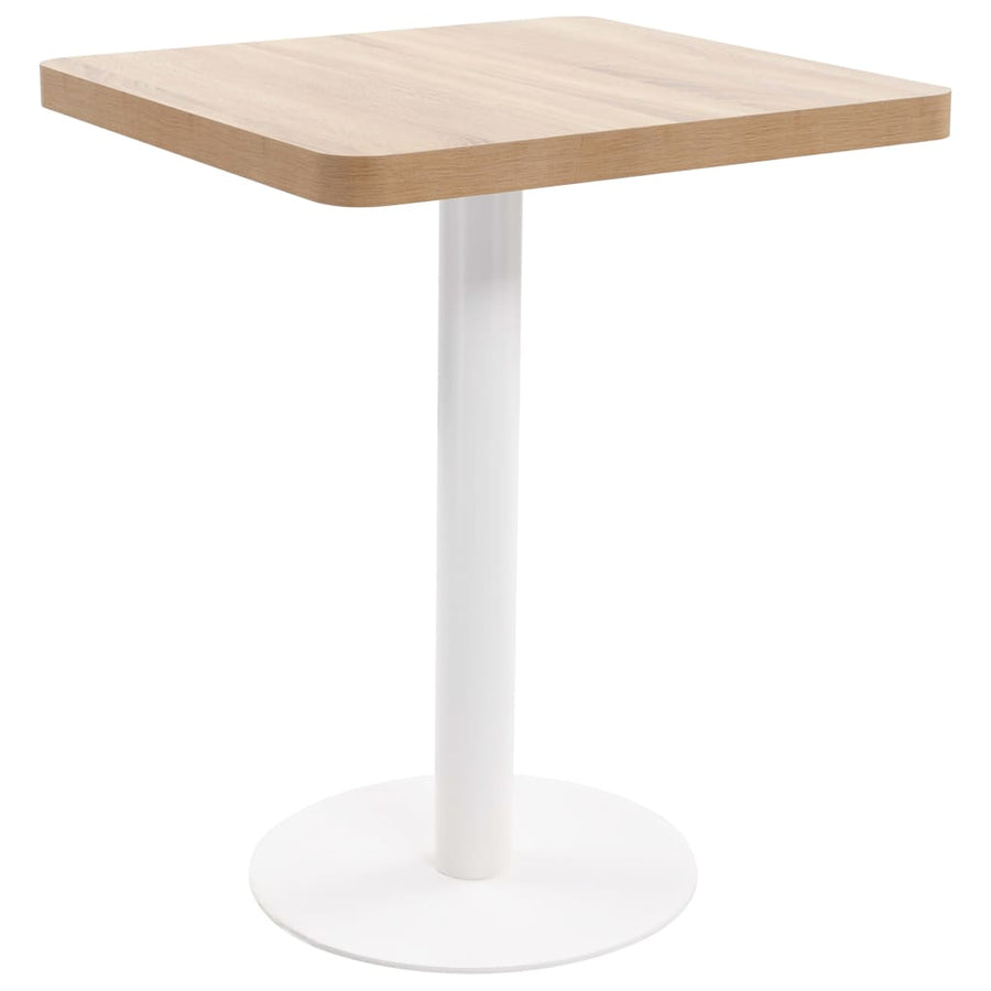 Bistrotafel 60X60 Cm Mdf Lichtbruin
