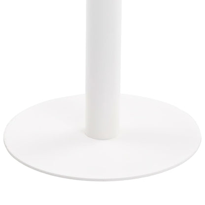 Bistrotafel 60X60 Cm Mdf 60 x 60 x 75 cm Lichtbruin en wit