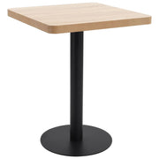 Bistrotafel 60x60x75 cm MDF lichtbruin