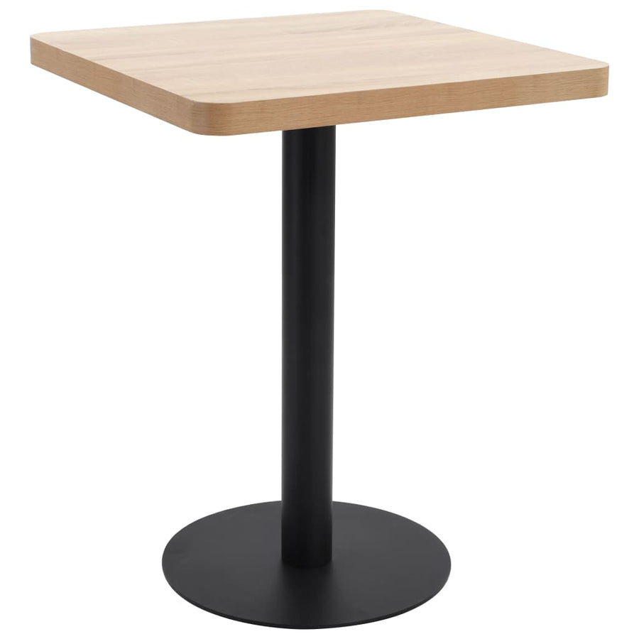 Bistrotafel 60X60 Cm Mdf Lichtbruin