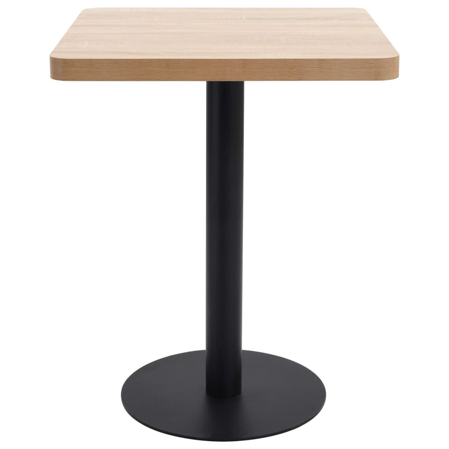 Bistrotafel 60X60 Cm Mdf Lichtbruin