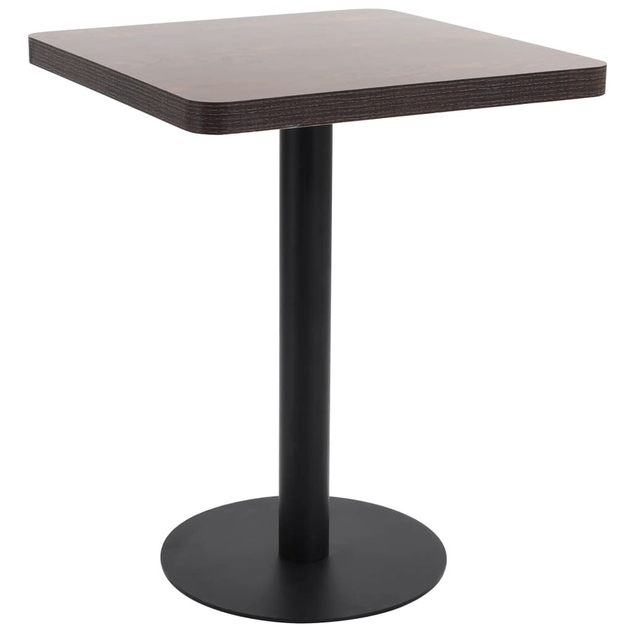 Bistrotafel 60X60 Cm Mdf Lichtbruin