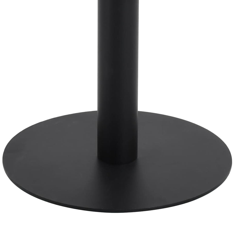 Bistrotafel 60X60 Cm Mdf 60 x 60 x 75 cm Donkerbruin en zwart
