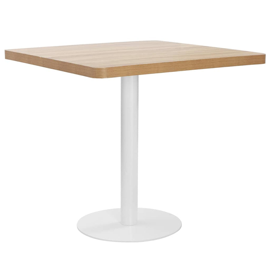 Bistrotafel 60X60 Cm Mdf Lichtbruin