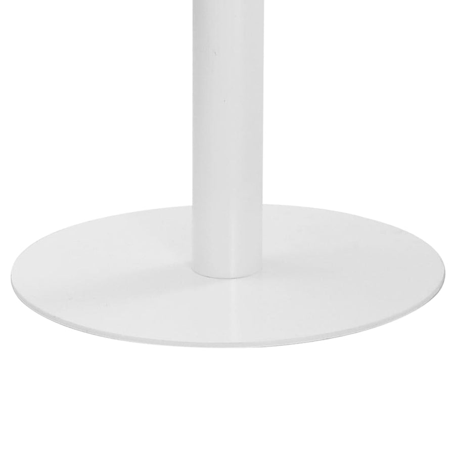Bistrotafel 80X80 Cm Mdf 80 x 80 x 75 cm Lichtbruin en wit