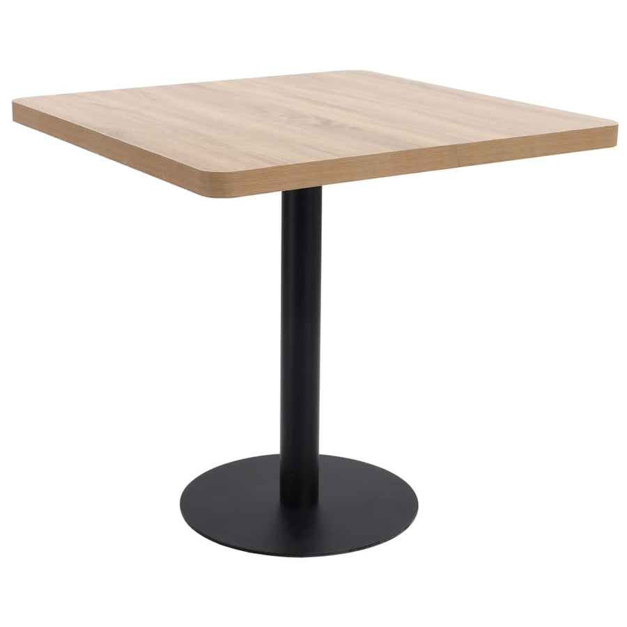 Bistrotafel 60X60 Cm Mdf Lichtbruin