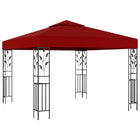 Gazebo 3x3 m wine red