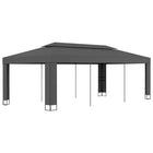 Prieel 3x6 m antraciet dubbel dak