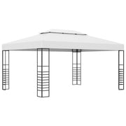 Tuinprieel 400x300x270 cm staal wit
