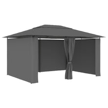 Tuinpaviljoen Met Gordijnen 4X3 M Antraciet