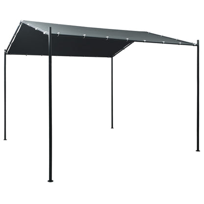 Prieel 3x3 m staal antraciet