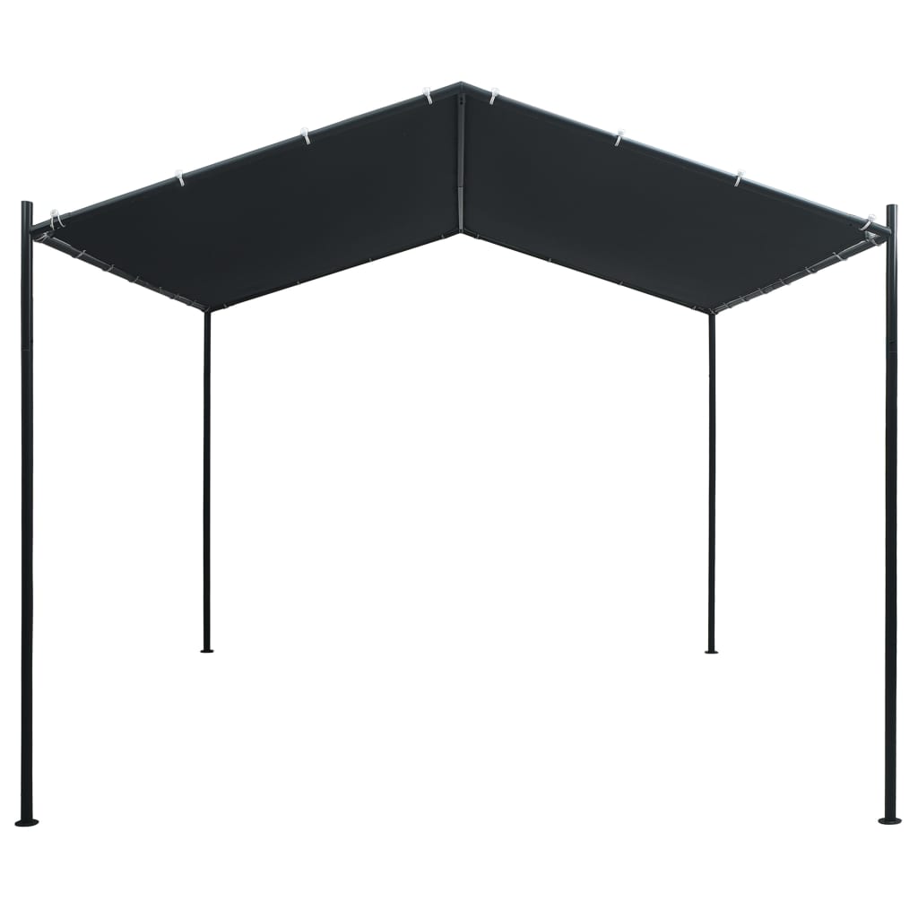 Prieel 3x3 m staal antraciet