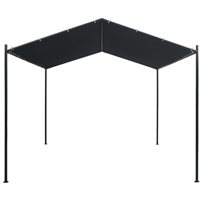 Prieel 3x3 m staal antraciet