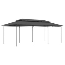 Prieel 600X298X270 Cm Antraciet Zonder gordijn
