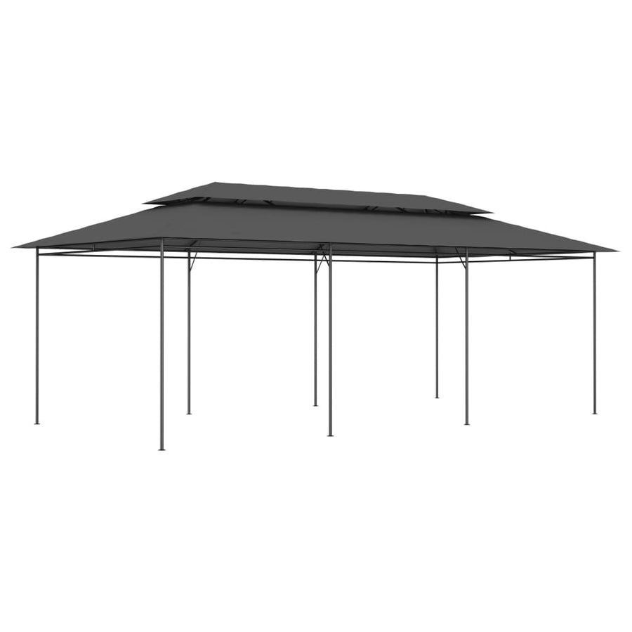 Prieel 600X298X270 Cm Antraciet Zonder gordijn