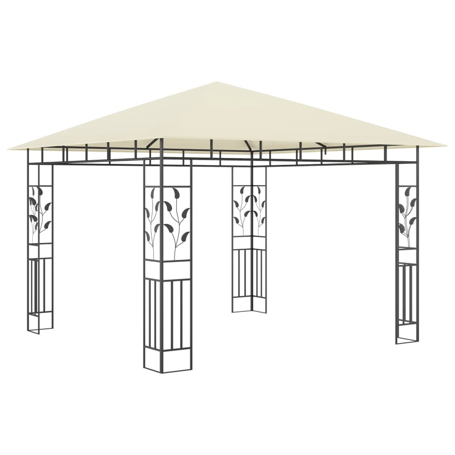 Prieel Met Klamboe 180 G/M² 3X3X2,73 M 3 x 3 x 2.73 m Crème