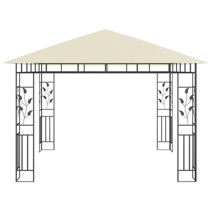 Prieel Met Klamboe 180 G/M² 3X3X2,73 M 3 x 3 x 2.73 m Crème