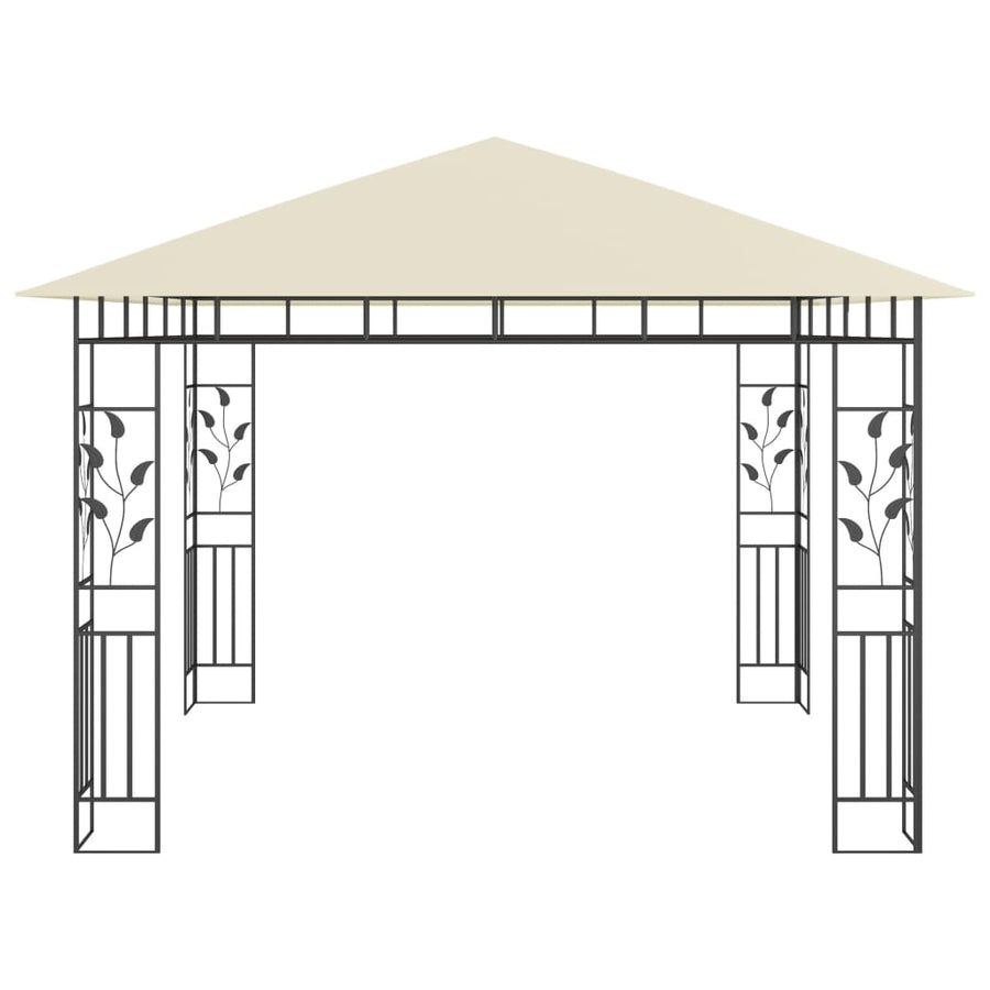 Prieel Met Klamboe 180 G/M² 3X3X2,73 M 3 x 3 x 2.73 m Crème