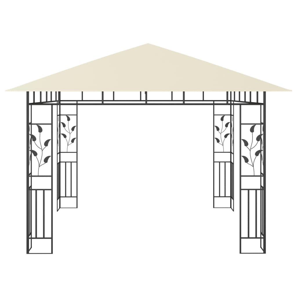 Prieel Met Klamboe 180 G/M² 3X3X2,73 M 3 x 3 x 2.73 m Crème