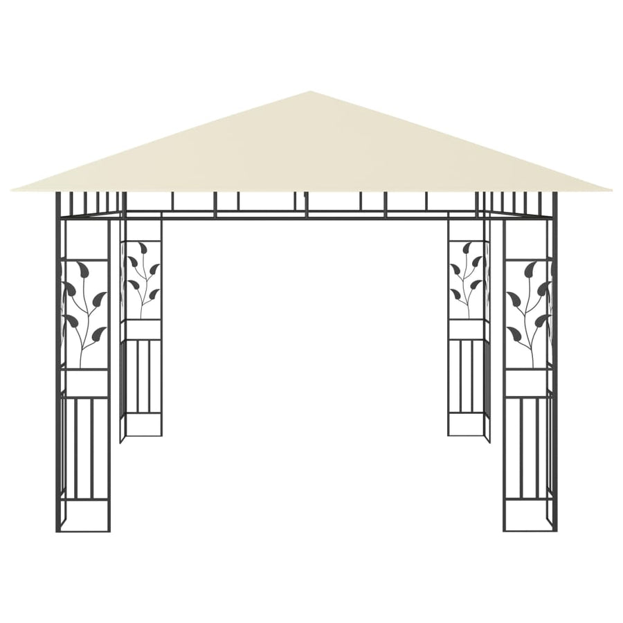 Prieel Met Klamboe 180 G/M² 3X3X2,73 M 3 x 3 x 2.73 m Crème
