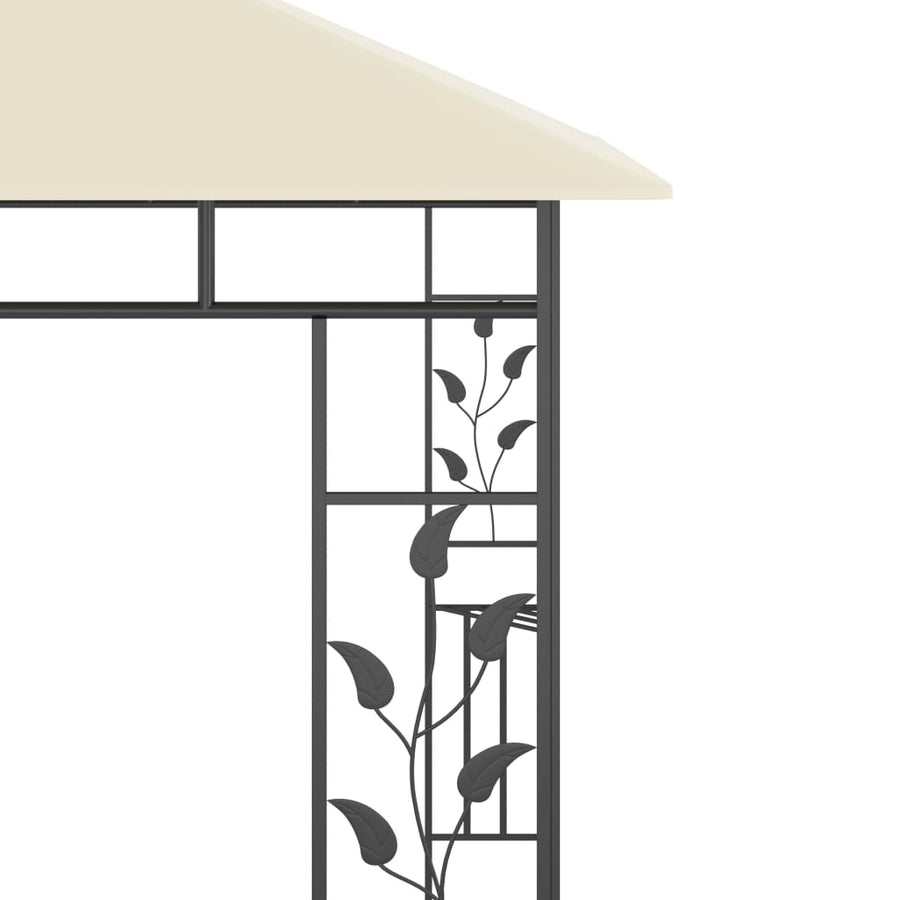 Prieel Met Klamboe 180 G/M² 3X3X2,73 M 3 x 3 x 2.73 m Crème