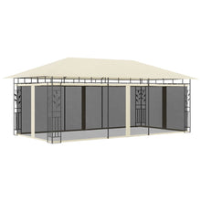 Prieel Met Klamboe 6 x 3 x 2,73 m Crème