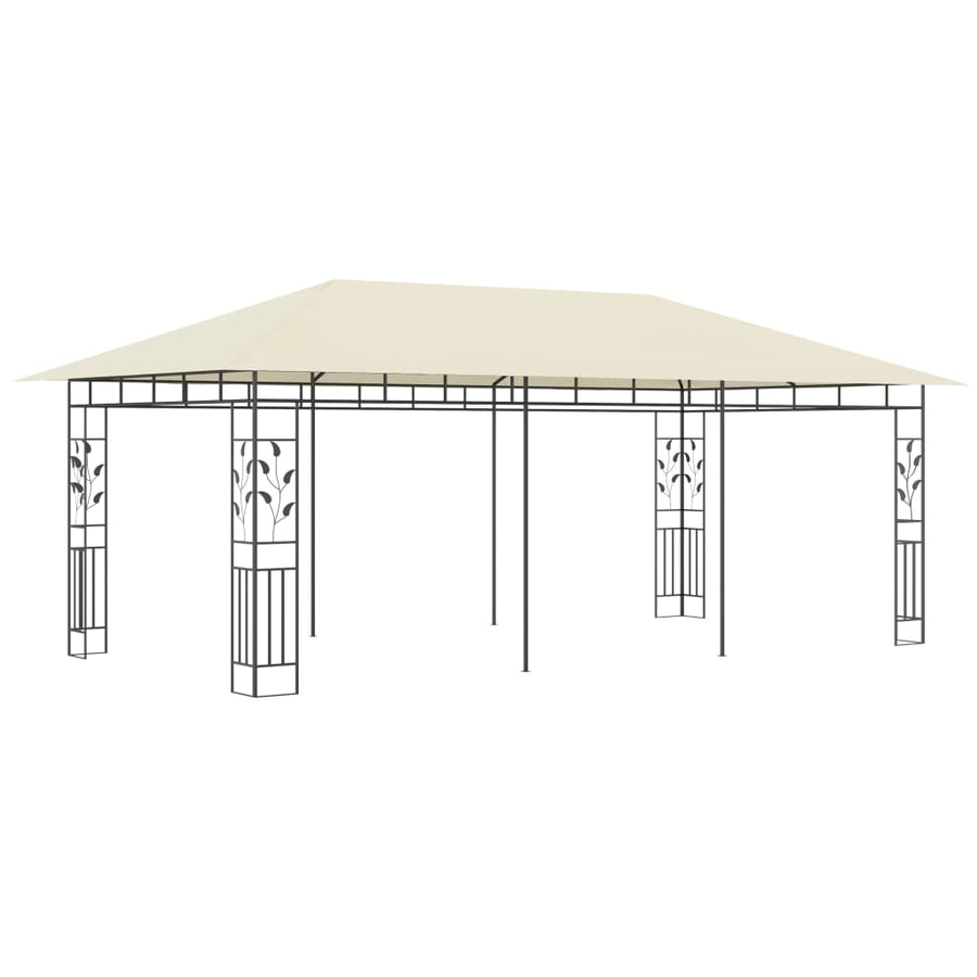 Prieel Met Klamboe 6 x 3 x 2,73 m Crème