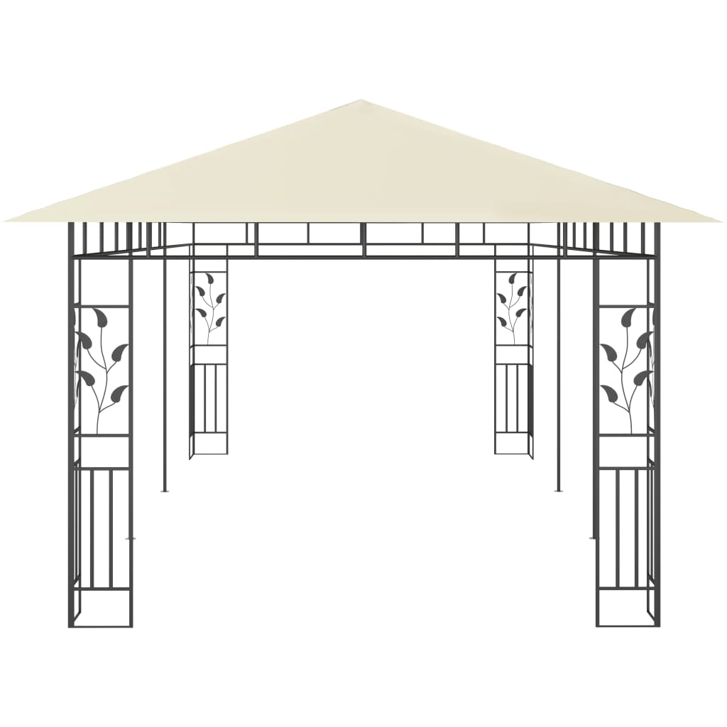 Prieel Met Klamboe 6 x 3 x 2,73 m Crème