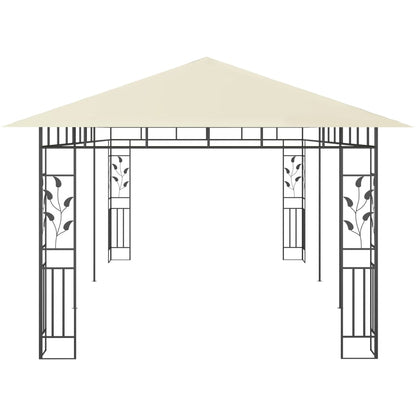 Prieel Met Klamboe 6 x 3 x 2,73 m Crème