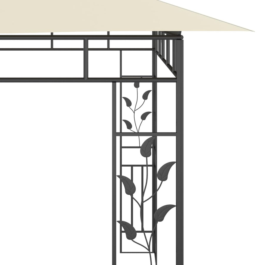 Prieel Met Klamboe 6 x 3 x 2,73 m Crème