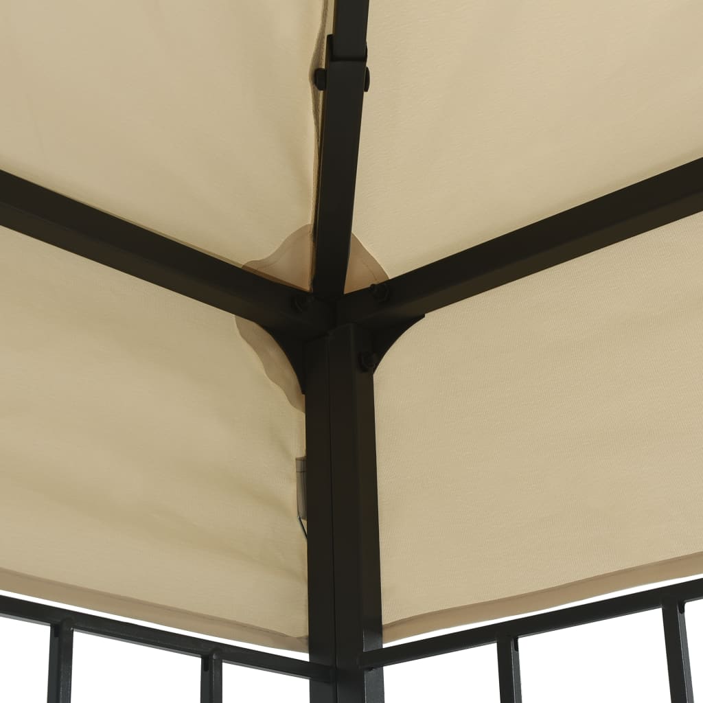 Prieel 3 x 6 m Crème