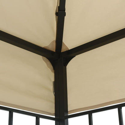 Prieel 3 x 6 m Crème