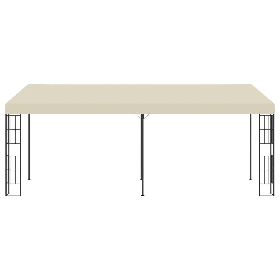 Wandprieel Stof Kleurig 3 x 6 m Crème
