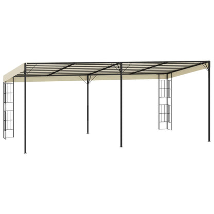 Wandprieel Stof Kleurig 3 x 6 m Crème