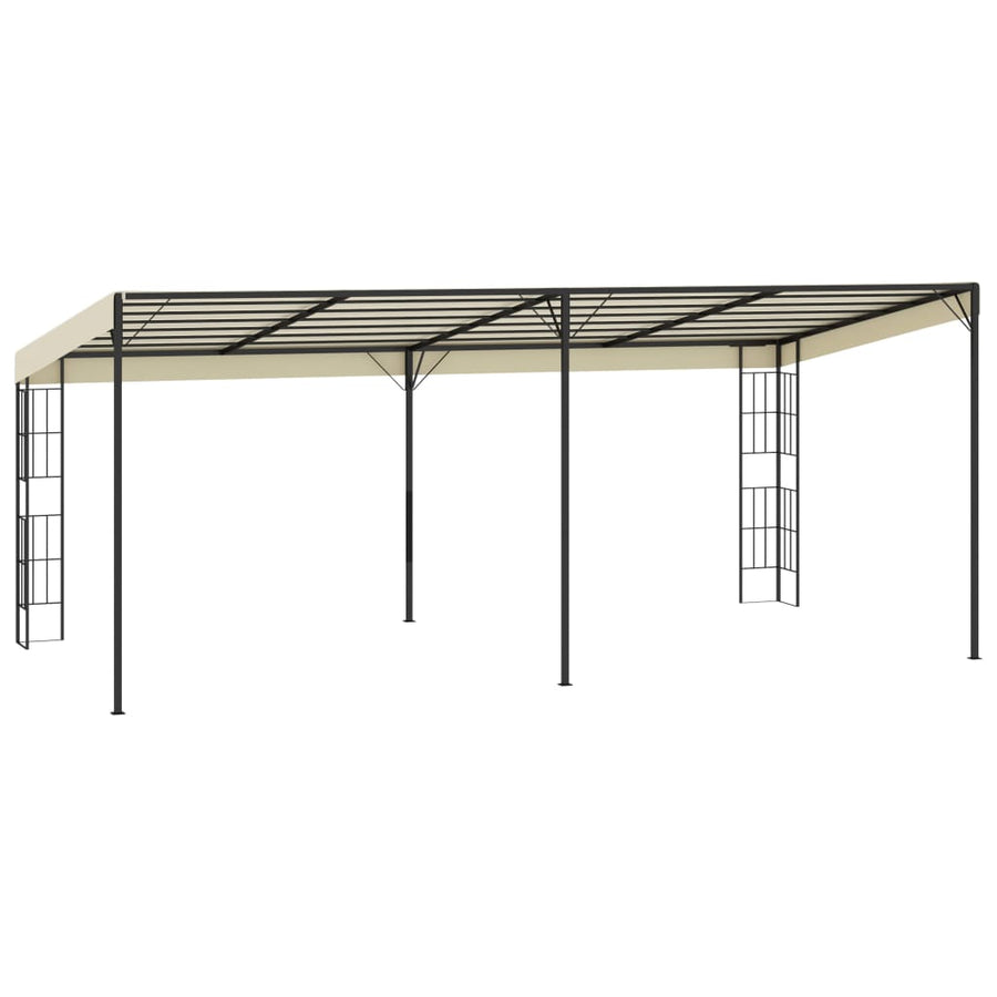 Wandprieel Stof Kleurig 3 x 6 m Crème