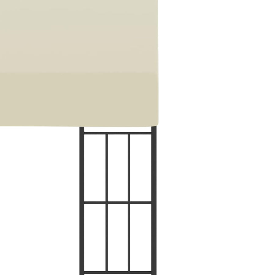 Wandprieel Stof Kleurig 3 x 6 m Crème