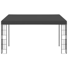 Wandprieel 3x4 m stof antracietkleurig
