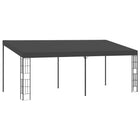Wandprieel 3x6 m antraciet
