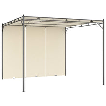 Tuinprieel Met Zijgordijn 3X3X2,25 M 3 x 3 x 2.25 m Crème