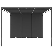 Tuinprieel Met Zijgordijn 4X3X2,25 M 4 x 3 x 2.25 m Antraciet