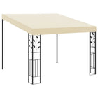 Wall-mounted gazebo 3x3x2.5 m cream